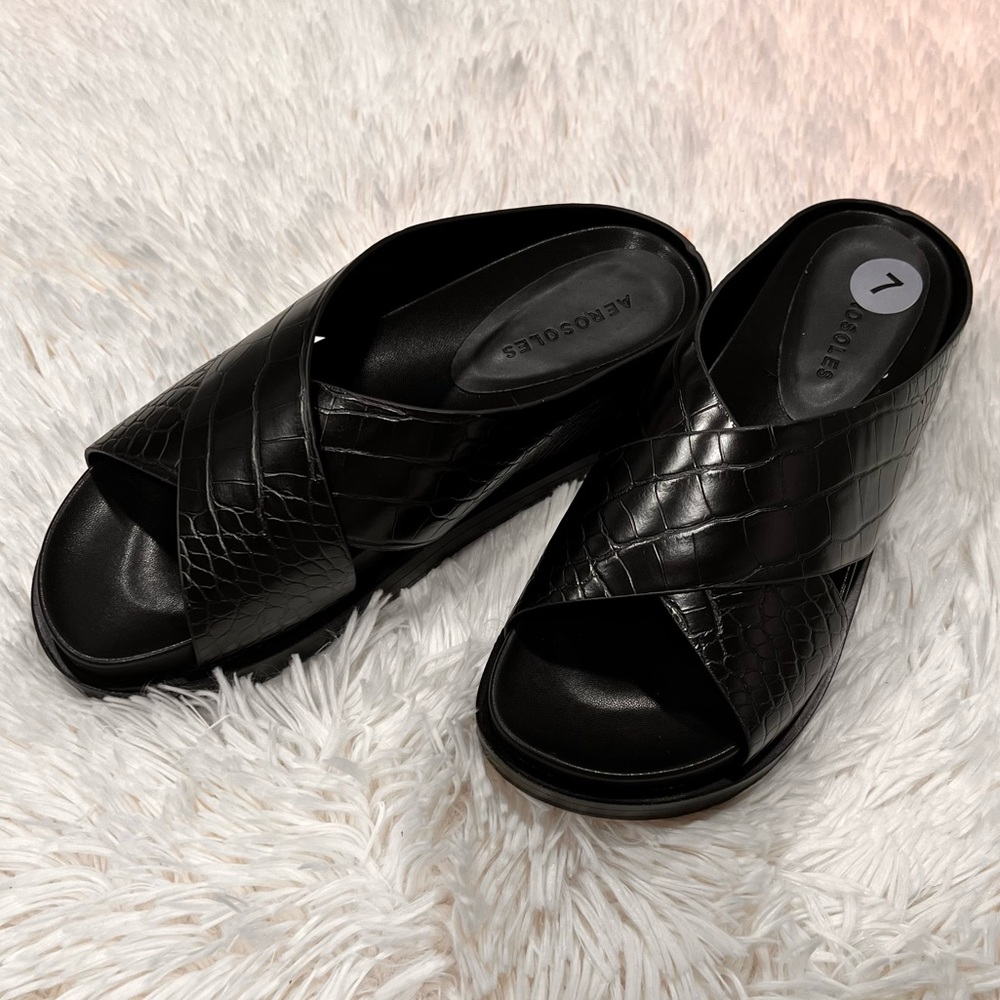 Aerosoles Baily slide sandals‎ size 7
